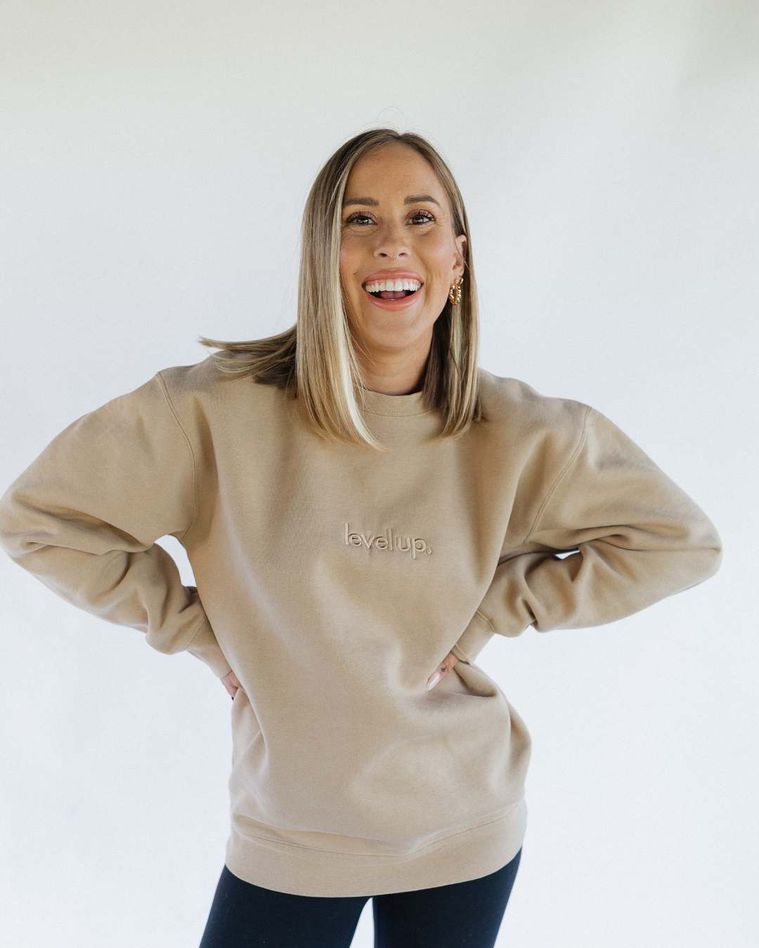 Level Up Sand Crewneck